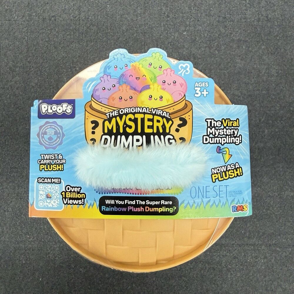 RMS Mystery Dumpling Ploofs Rainbow Plush Edition NEW SEALED Crazy Fun